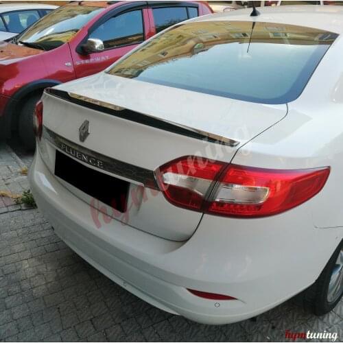 Renault Fluence Bat For Spoiler Trunk Upper Wing Spoiler Trunk Cover Trim Piano Black Car Accessories