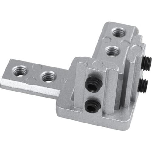 3-Way End Corner Bracket Connector for T slot Aluminum Extrusion Profile 3030 series (Pack of 4, with screws)