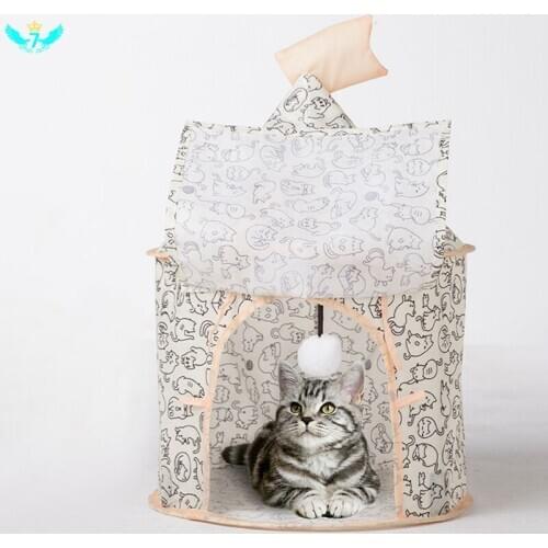 Tunnel Collapsible Pop Toy Cat Cube Cat Toys Up Cat Kitten Indoor Outdoor Toys Tent Pet Tunnel Toy Foldable Pet