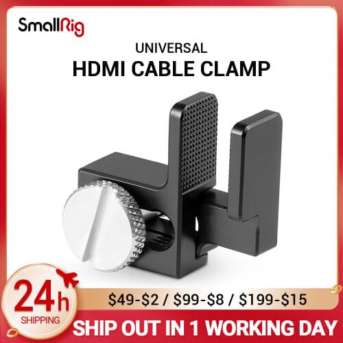 SmallRig DSLR Camera Clamp HDMI Cable Clamp Compatible With SmallRig A6400 Camera Cage / SmallRig GH3/GH4 Cage 1693