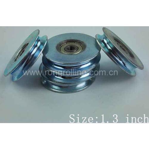 1.3 inch sliding wheel of steel rope C45 steel material diamete 35mm,thickness 8mm with 635RS bearing bore 5mm. 6pcs/lot