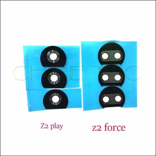 1pcs original back rear camera lens for Motorola moto Z2 play Z2 force