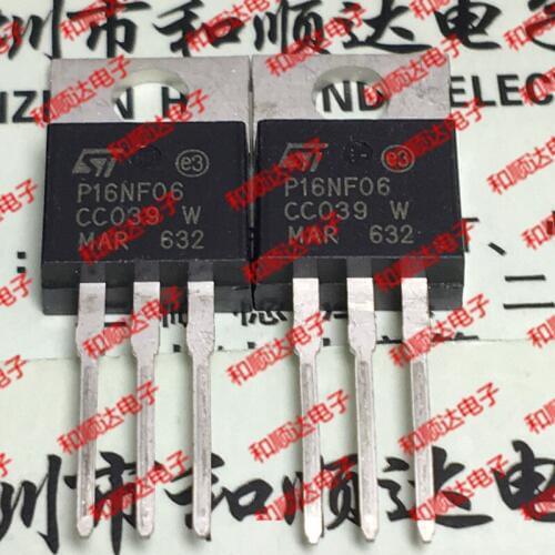 10pcs/lot P16NF06 STP16NF06 New Spot TO-220 60V 16A