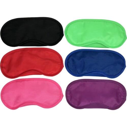 50 Pcs/Lot Gift Travel Sleeping Eye Mask Black Shade Blindfold Eye Patch Night Economic free shipping