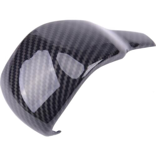 Car Interior Gear Shift Knob Trim Cover Cap Decoration Carbon Fiber Texture Black ABS fit for Jeep Cherokee 2019 2020