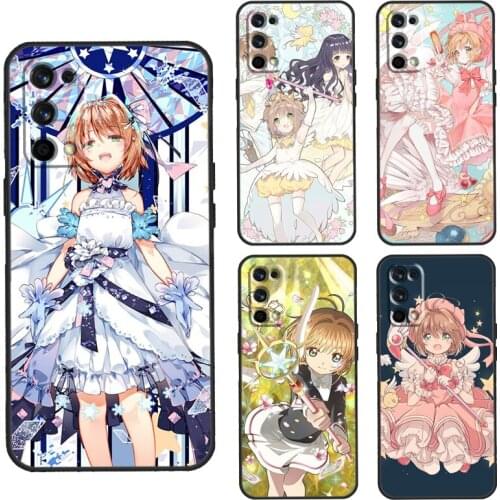 Cardcaptor Sakura For OnePlus 9 Pro 8 7T 8T Nord Phone Case For Realme 8 Pro 6 7 Q3 Pro 7i C3 C15 C21 GT
