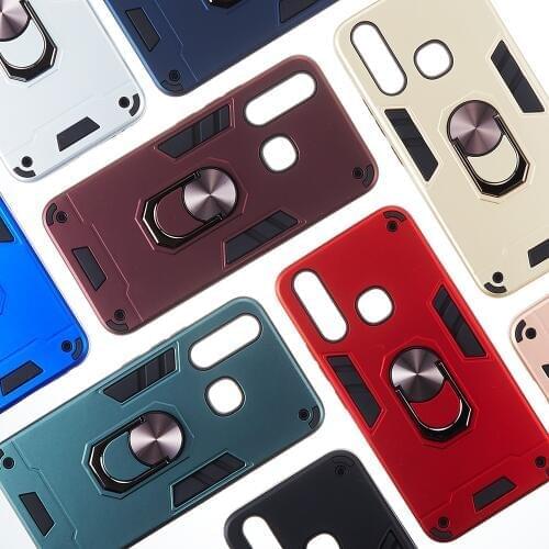 Ring Holder Armor Bumper Phone Case For VIVO Y17 Y15 Y12 Y3 Y11 U10 2019 Back Cover For VIVO Y19 U3 S5 Z5X V11i V15 Pro cases