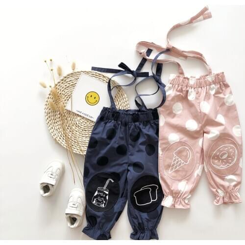 Tonytaobaby Autumn Dresses New Kids Baby Dresses Childrens Dresses Pointed Belt Trousers girl pants Cotton