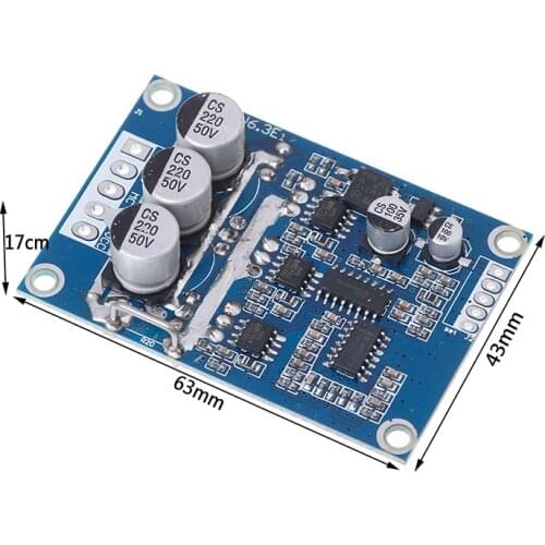 New 1PC DC 12V-36V Hall Motor Controller Balancing Car Driver Control Module 500W PWM Balanced BLDC Driver Board