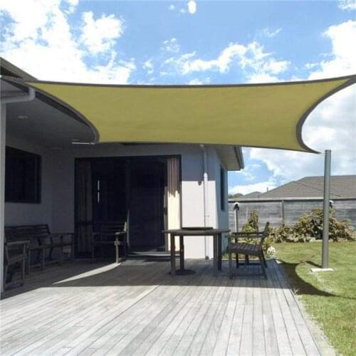 Waterproof Sunshade Canopy Square Triangle Sun Shade Sail UV Block Sun Shade Sail for Patio Outdoor Garden Camping Picnic