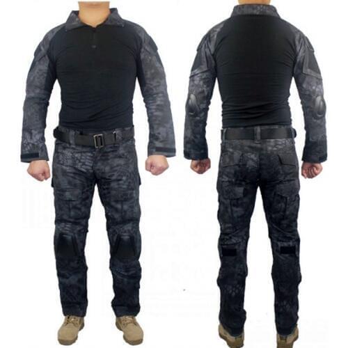 Kryptek Typhon Camouflage G2 Army Military Uniform Tactical BDU Camo Men Airsoft Sniper Hunting Clothes Combat Shirt Pants Suit