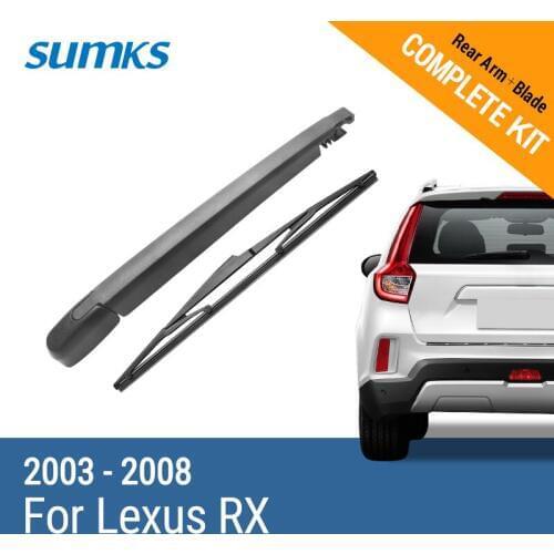 SUMKS Rear Wiper & Arm for Lexus RX 2003 2004 2005 2006 2007 2008