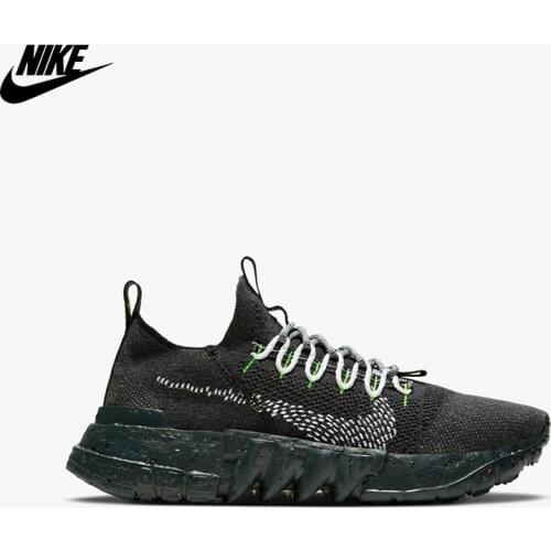Original Nike Space Hippie 01 "Anthracite Volt" DJ3056-001 Unisex Men 'S Women 'S Black Sports Shoes