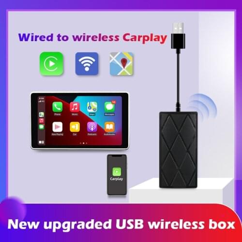 JMANCE Wired to Wireless CarPlay Dongle IOS 14 Adapter for Audi Benz Mazda Porsche Volkswagen Volvo Ford Citroen Honda Nissan