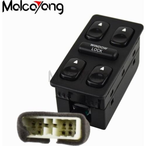 93570-28001 Front Left Driver Side Electric Power Master Window Switch for 1992 1993 1994 Hyundai Elantra Galloper
