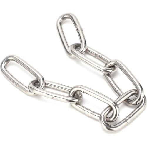 Lifting Chain 304 Stainless Steel Heavy Duty 2 Meters for Hanging Chandelier Clothes