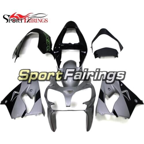 Motorcycle Full Fairing Kit For Kawasaki ZX9R 2002 2003 ZX-9R 02 03 Sportbike ABS Plastics Injection Bodywork Gloss Silver Black