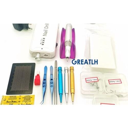 Portable Fue Hair Transplant Motorized Machine FUE Hair Implant kit punch FUE Needle beard implant pen