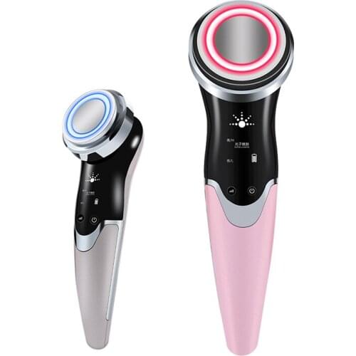 Radio Mesotherapy Skin Rejuvenation Frequency EMS Lift Face Massage Electroporation LED Light Therapy Sonic Vibration Massager