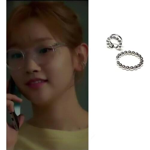 2021 fashion new creative sense circle ear bone clip Korean style elegant high quality Earrings ресницы piercing man