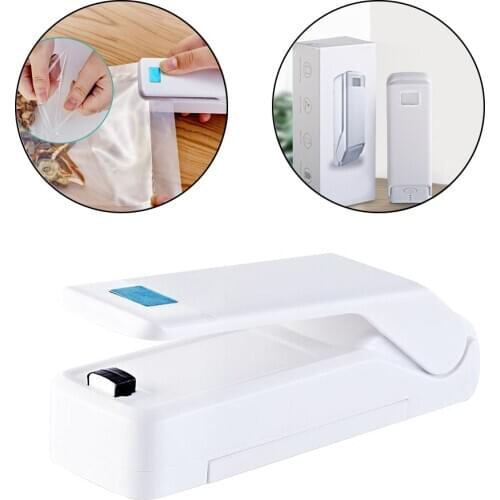 Bag Heating Sealer Cutter Hand Pressure Portable Snack Food Storage Packing Plastic Foil Vacuum Bags Sealing Machine