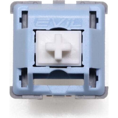 Evil AIR Y Tactile Switch 3pin RGB 67g force mx clone switch for mechanical keyboard 50m POM Stem Blue Grey