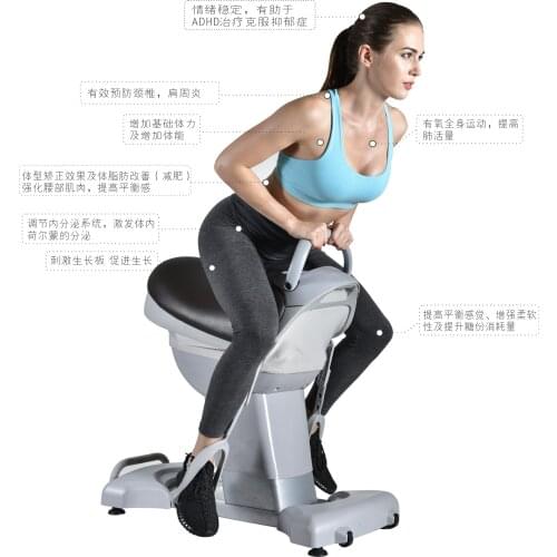 Electric Horse Riding Machine Shake Vibration Abdominal Exercise Arm Hips Thighs Stomach Lose Weight Fitness Trainer