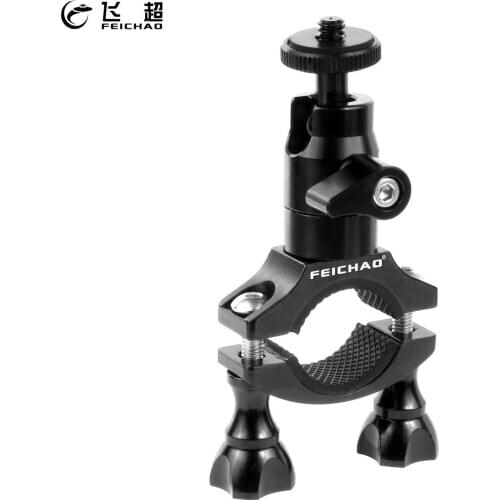 Cycling Bicycle Handlebar Mount Holder Clip Bracket Clamp 360 Degree Rotation for Gopro Hero 8 7 6 Xiaoyi Insta360 ONE X Camera