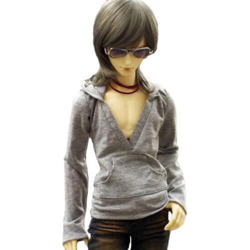 [wamami] Grey Hoodie T-Shirt/Outfit 1/3 SD17 DZ70 BJD Dollfie