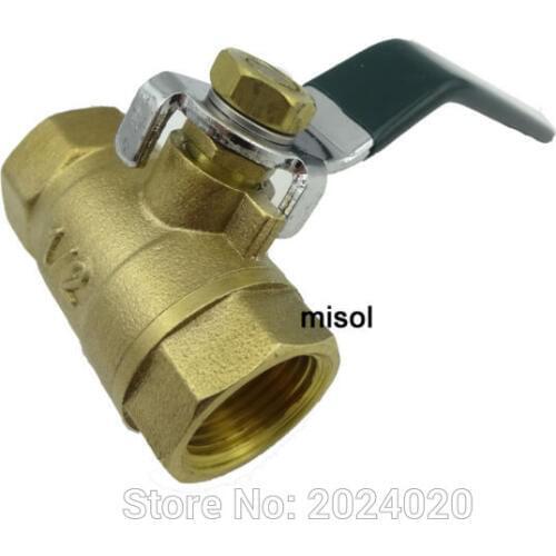 1 pcs of 2 way DN15 1/2" Brass ball valve