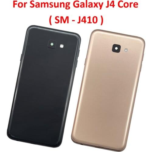 10Pcs/Lot, Back Door Case Battery Rear Housing Back Cover With Camera Lens For Samsung Galaxy J4 Core SM-J410 J410F J410