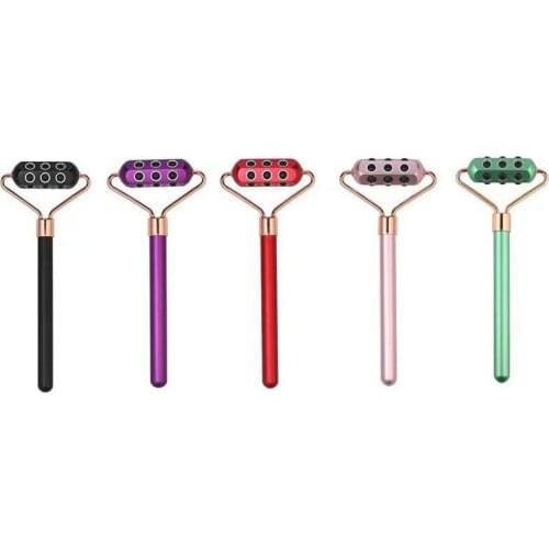18 Germanium Manual Facial Roller Massager For Face Lift Anti Wrinkle Skin Care Face Slimming Massage Beauty Tools