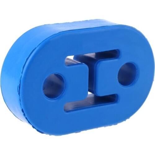 2x Heavy Duty Exhaust Hanger Bushing Support 2 Holes Bracket Rubber Mount E7CA