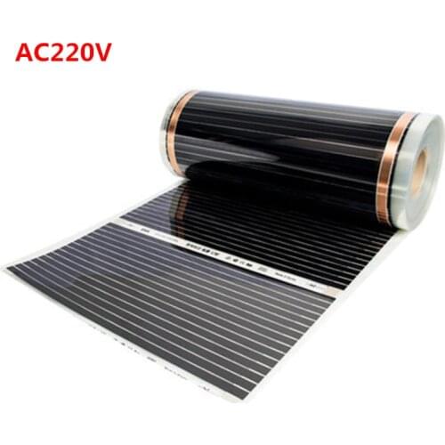 AC220V Infrared Underfloor Heating Film 220w/m2 Warm Mat Electric Heater
