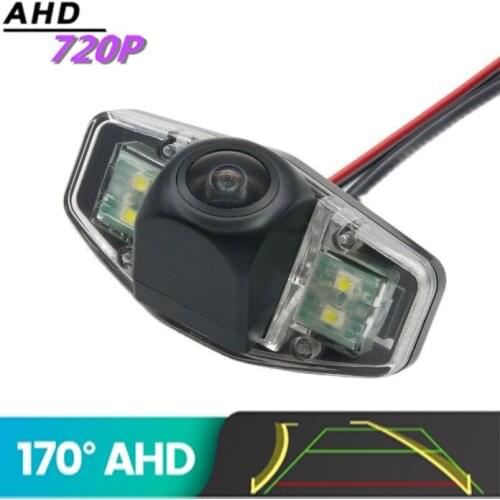 AHD 720P Trajectory Fisheye Car Rear View Camera For Honda Accord 6 1997-2002 For Civic Pilot Acura TSX Reverse Vehicle Carmera