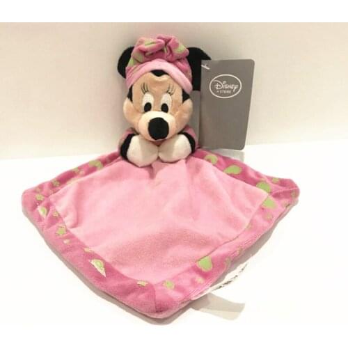 Free shipping disney 1pieces/lot mouse baby saliva towel plush doll gift