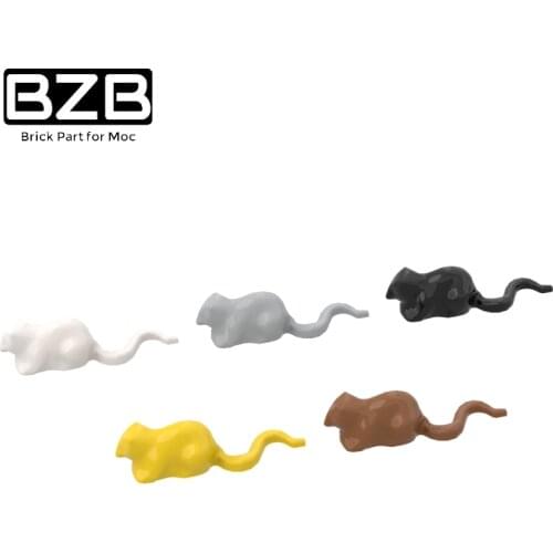 BZB MOC 40234 Little Mouse Creative High-tech Animal Building Block Model Kids DIY Puzzle Game Technical Brick Parts Toys Gifts
