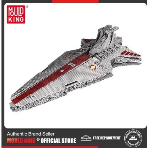 MOULD KING Building Blocks Toys The MOC Republic Attack Cruiser model Set Assembly Bricks Kids Educational Toys Christmas Gifts