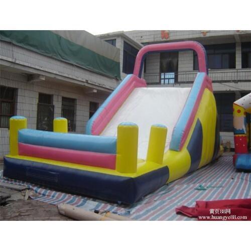 Commercial PVC inflatable water slide with a funny pool