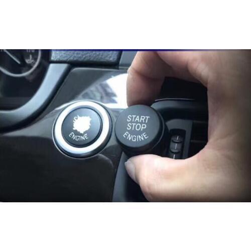 Car Switch Cover Auto Start Stop Engine Button Switch Cover For BMW 5/7 Series F01 F02 F10 F11 2009-2013 Etc Car Accessories
