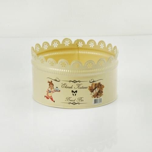Yildiray Metal Bread Box Cream