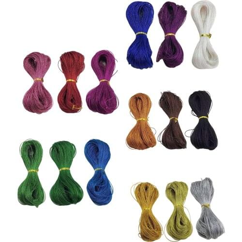 300yd Metallic Cord Jewelry Thread Craft String Beading Jewelry Craft Making