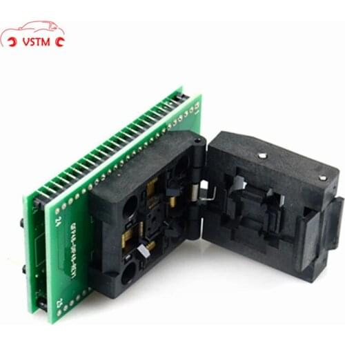 Newest TQFP48 LQFP48 QFP48 to DIP48 Socket 0.5mm Pitch Programming Adapter MCU Test IC socket Programmer adapter Socket