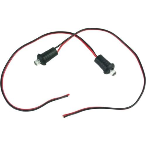 NEW-2 Pcs 12V Blue Flashing Dummy Fake Car Alarm Dash Mount LED Light Motorcycle Accessories