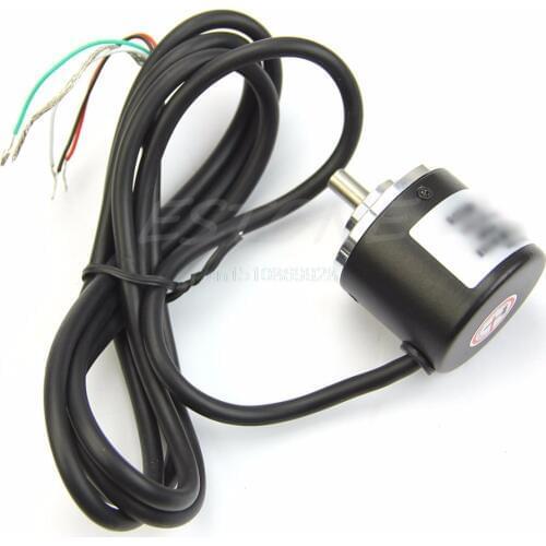 1pc New Encoder 600 P / R 5V-24V Incremental Rotary AB 2 Phase 6mm Shaft + Coupling