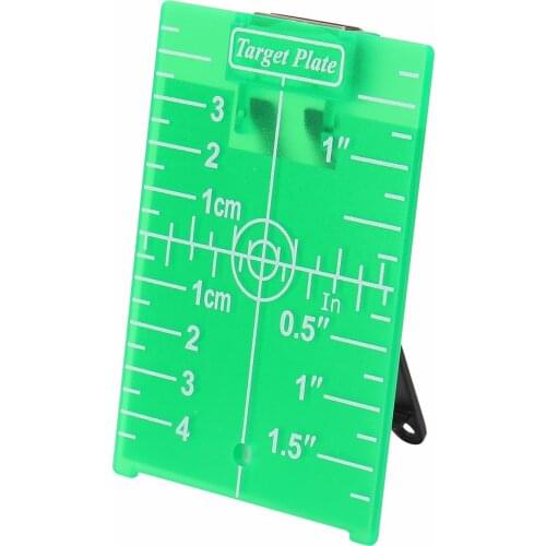 Plastics Laser Target Board Plate for Rotary Crossline Laser Level Infrared Laser 2-line Level Meter to Enhances Brightness