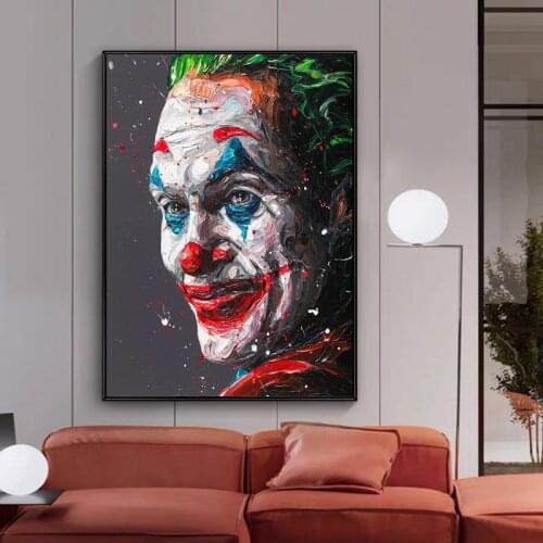 Classic Movie Clown Modern Painting Poster Printmaking HD Pictures Printed on Canvas Used for Room Home Decor Wall Art