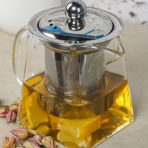 Lux-Pointed Glass Teapot 300 ml with filter special design for heat-resistant popular kitchen ware tea coffee teapot