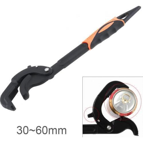 30-60mm Opening Multifunctional Wrench Adjustable Quick Clamping Pliers Multitool Spanners Automatic Reset