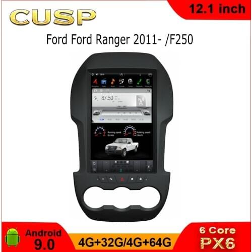 CUSP Tesla Vertical screen Android 9.0 Car Multmedia Player for Ford Ranger Ford F250 GPS Radio Auto Stereo Navigation headunit